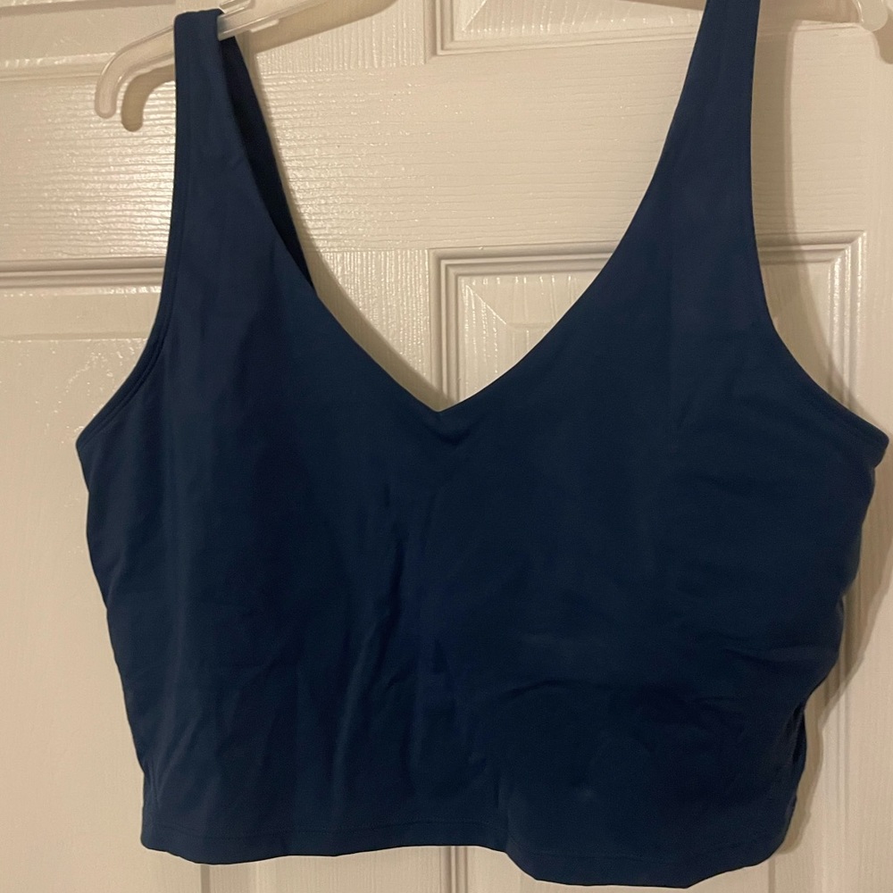 Size XL blue Sports bra/top